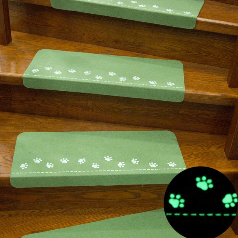 Dark Glowing Home Stairs Non-slip Mats Doormat Footprint Pattern Carpet Floor Night light Mat Safety Children Carpet Home Decor Dark Glowing Home Stairs Non-slip Mats Doormat Footprint Pattern Carpet Floor Night light Mat Safety Children Carpet Home Decor