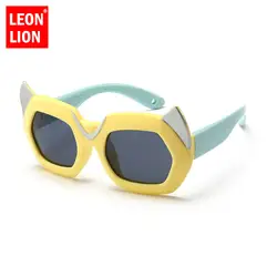 LeonLion Мода 2018 г. мультфильм солнцезащитные очки для женщин детей путешествия открытый силикагель поляризованные HD Защита от солнца очк