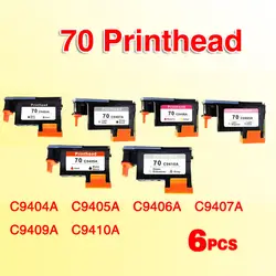 6x печатающей головки совместимы для HP70 Designjet Z2100 Z5200 Z3100 Z3200 photosmart pro B9180