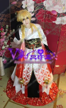 

Vocaloid Sakura Maichirinu Rei Len Kagamine Kimono Cosplay Costume Halloween Uniform Outfit Dress Custom-made