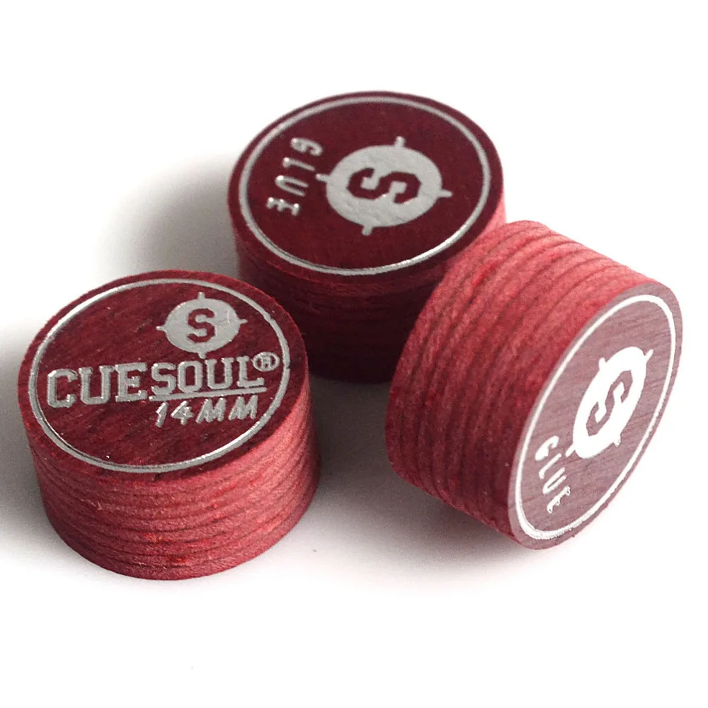 

Cuesoul Soft Laminated Leather Tip -Soft - Set of 3