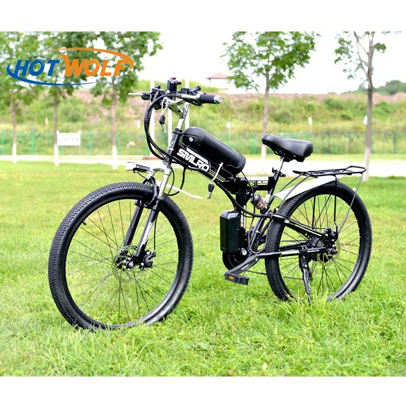 26 inch Electric font b Bicycle b font 48V 10 8ah Lithium Battery Electric Mountain Bike