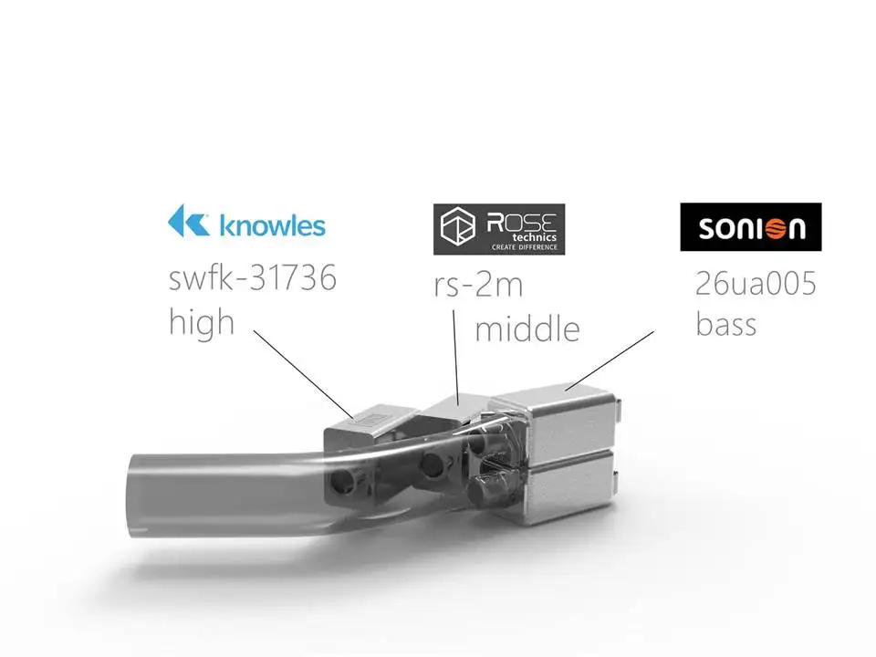 Роза Mini6 Pro 6 сбалансированная арматура HiFi Audiophile MMCX съемные наушники-вкладыши IEMs