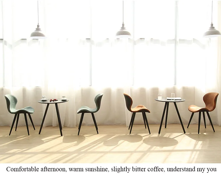Скандинавский INS минималистичный стул для столовой Современный Pu китайский железный стул деревянный кухонный обеденный стул для столовой s