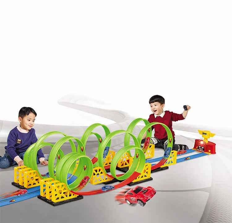 Карусель трек игрушечные модельные машинки классический автомобиль игрушка подарок на день рождения для детей Pista колеса Juguetes W5093