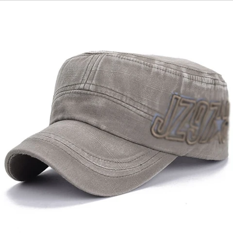 Outono de Algodão Queda dos Homens de Combate do Exército ao ar Livre Tático Militar Caps Primavera Simples Flat Top Cap Caça Ajustável Chapéu Esportes
