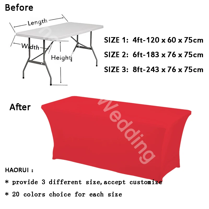 rectangular table size before and after-1