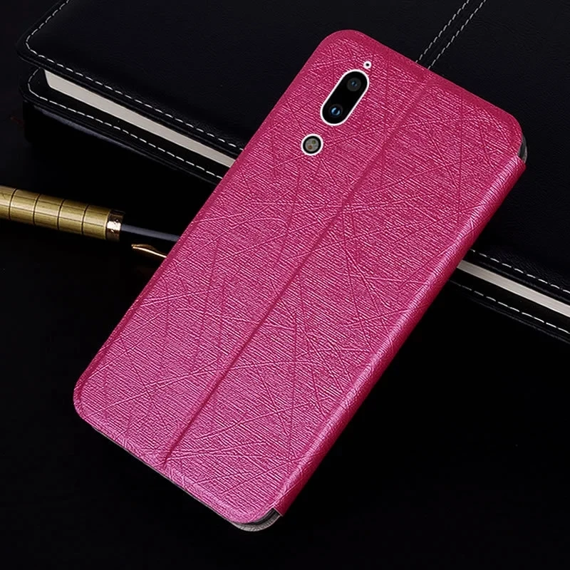 Ударопрочный кожаный чехол s для Sharp Aquos S2 книжка с подставкой телефона задняя
