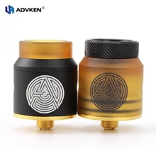 Advken 100% Autêntico Artha Tanque Rebuildable Pingando Atomizador Vape RDA Novo 24 MM BF Compatível com Simples ou Dupla Bobinas