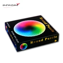 MOMEMO Радужный Круглый Красочный Пазл 1000 взрослые части интерактивный Развивающий пазл игрушка Творческие подарки для детей