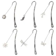 Светится в темноте светящаяся книга маркер креативная Закладка с бабочкой этикетка школьные канцелярские принадлежности