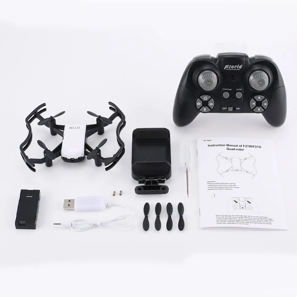 

F21G F21W 2.4G RC Mini Drone with 720P 30W HD Wifi FPV Camera 3D flips Flow Positioning Gesture Altitude Hold Headless Mode NEW
