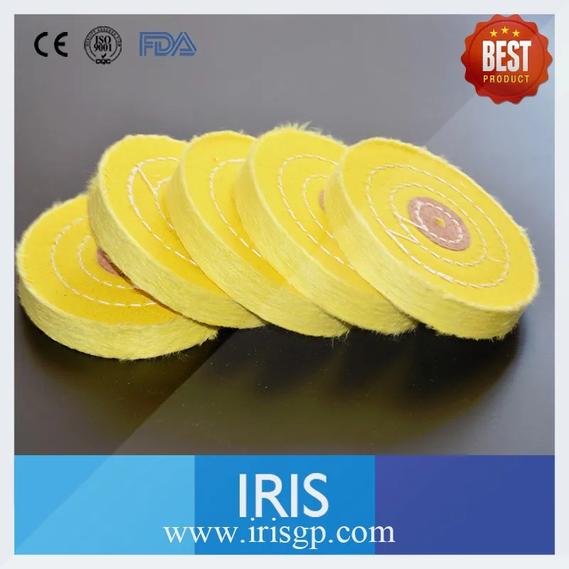 White Yellow Cotton wheel 5