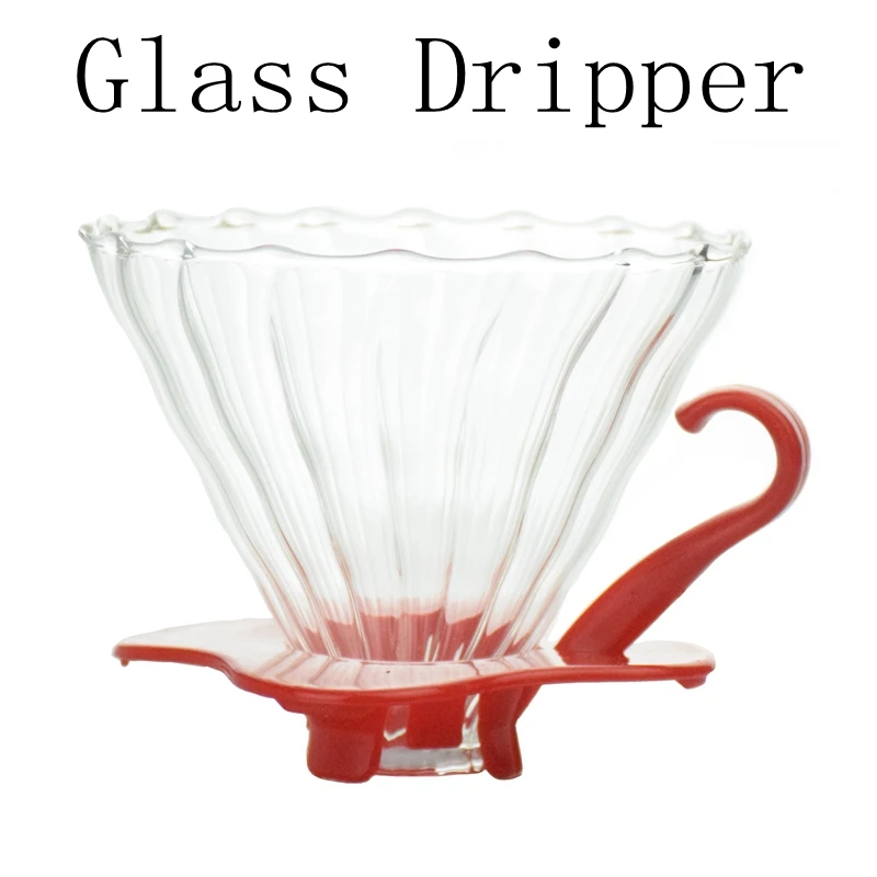 Керамический кофейный капельница Eco Coffee V60 + 580 мл сервер 102 фильтров|dripper coffee|filter