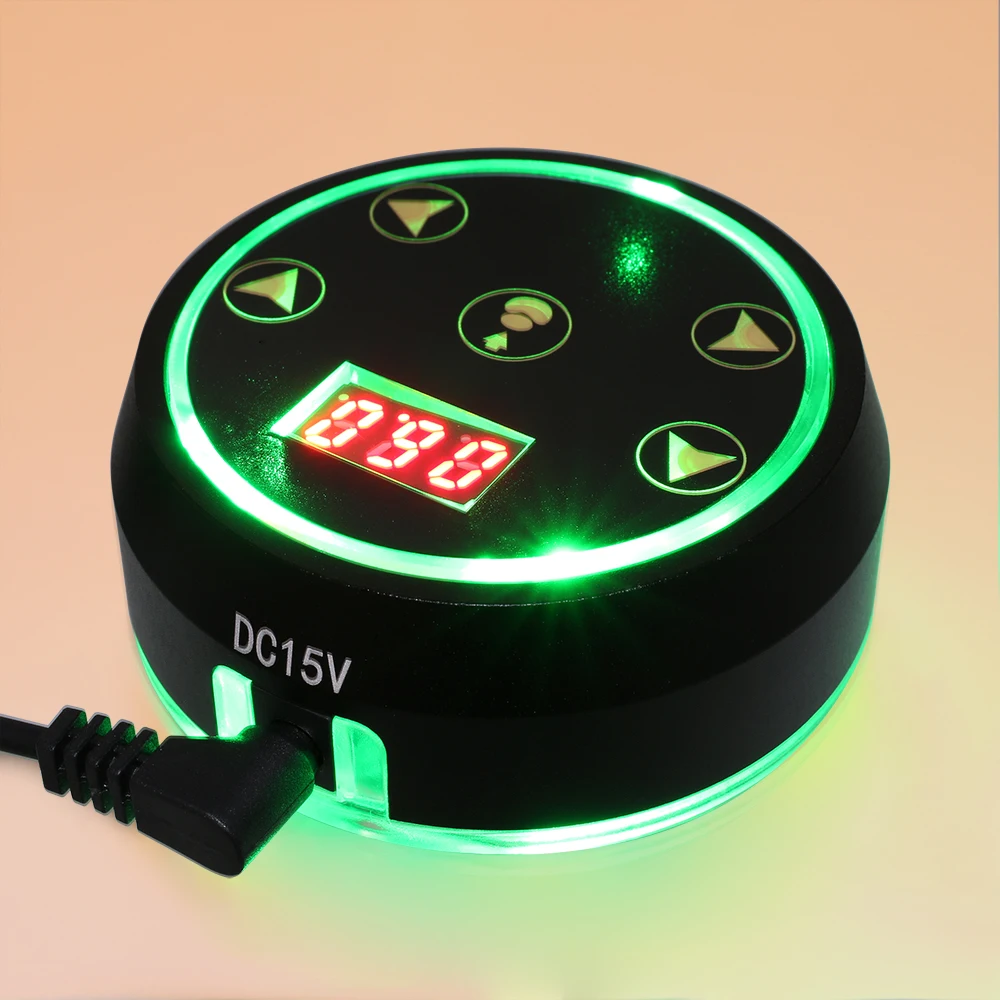 

New Professional Mini Critical AURORA II LCD Tattoo Power Supply with Power Adaptor for Coil & Rotary Tattoo MachinesP178B