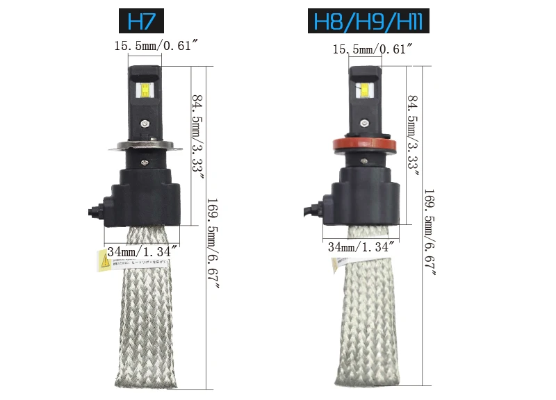 H1 H3 H4 H7 H11 9005 90062