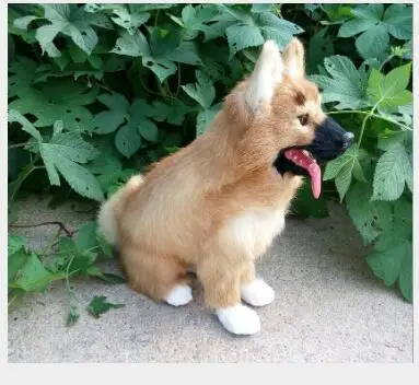  WYZHY simulation wolf dog birthday gift Christmas gift interior decoration teaching home model deco - 32968945659