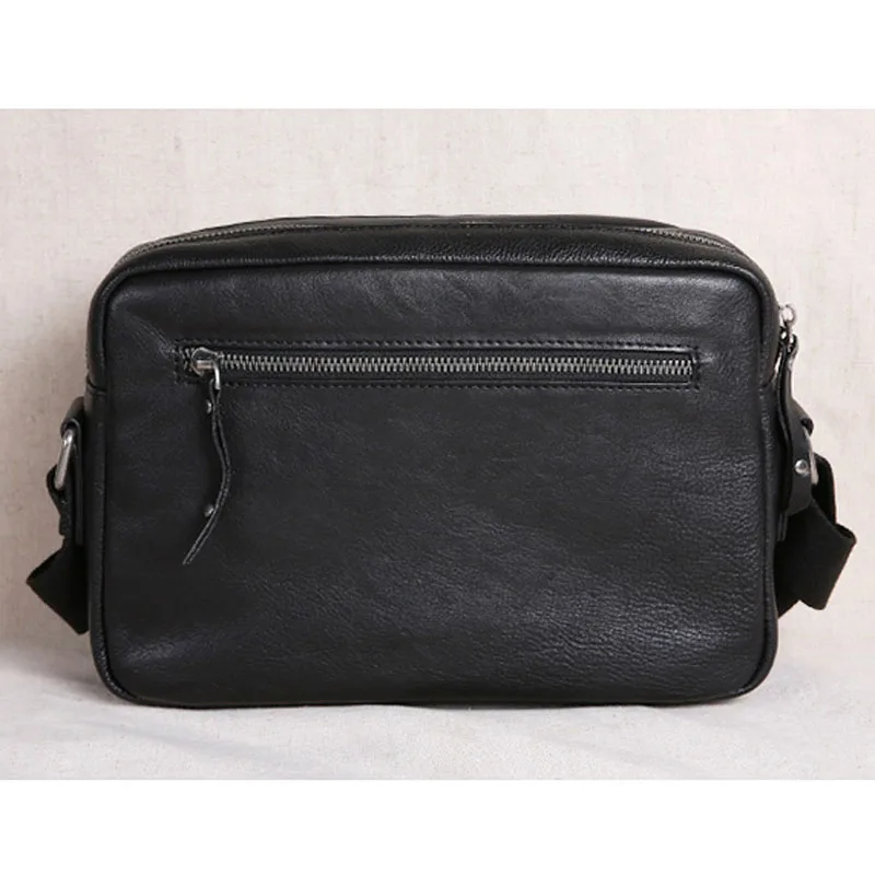 AETOO New men's bag shoulder bag leather casual messenger bag top layer leather men's small bag soft leather