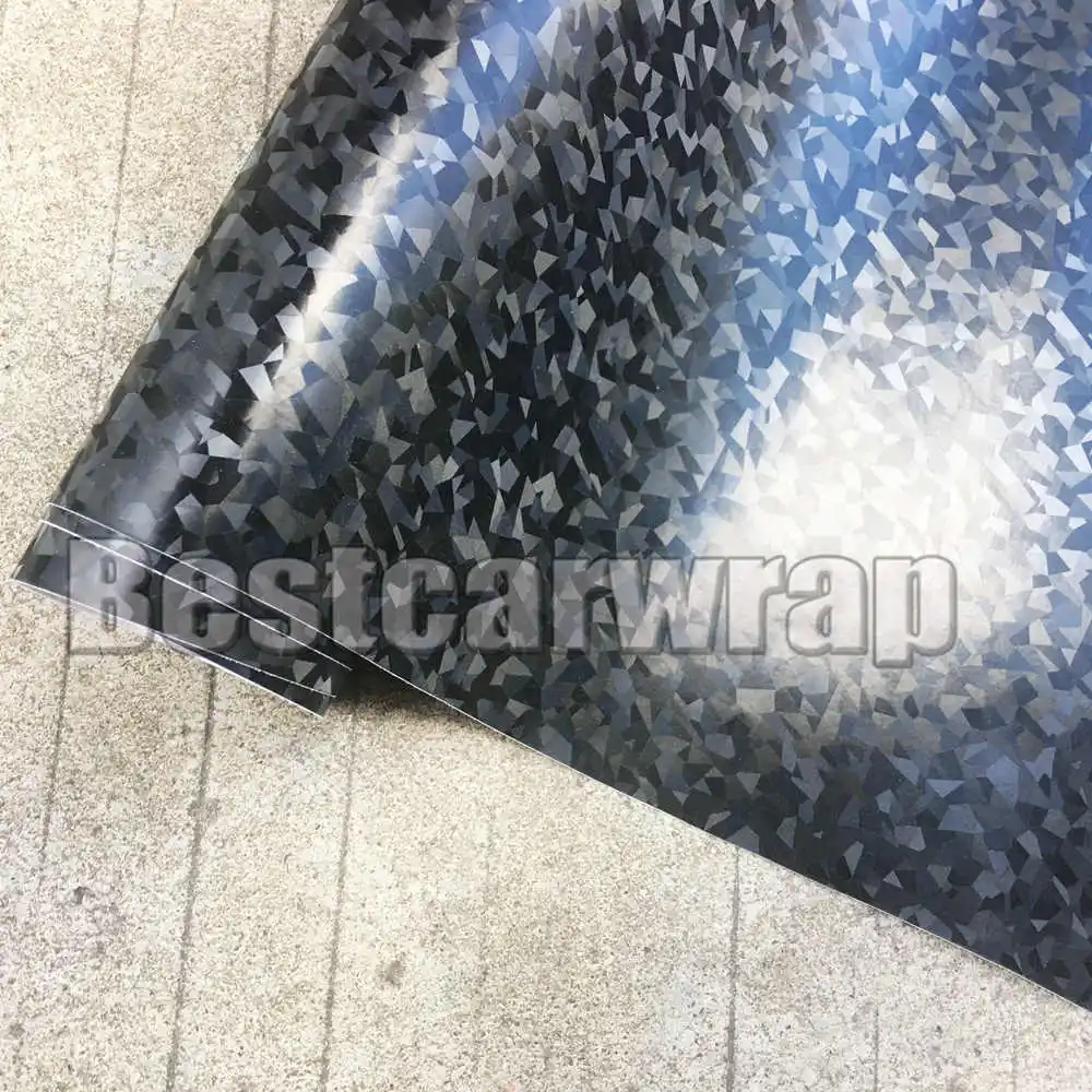 3D glass texture vinyl car styling wrap (4)