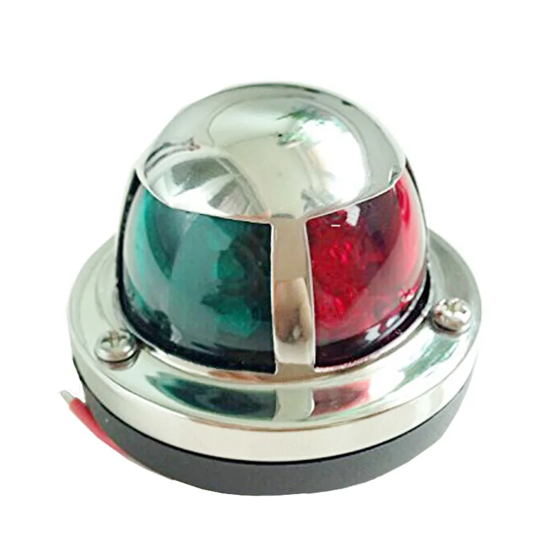 Stainless Steel 12V LED Marine boat Yacht Light Bow Navigation Light Deck Mount