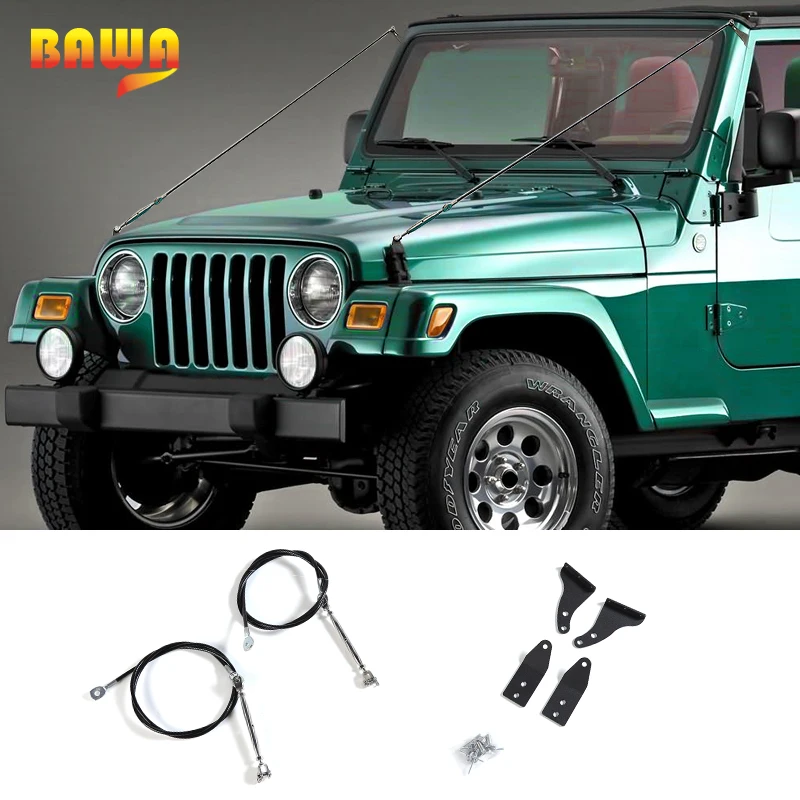 

BAWA Protective Frames for Jeep Wrangler TJ 1997-2006 Removing Barriers Rope Accessories for Jeep Wrangler tj