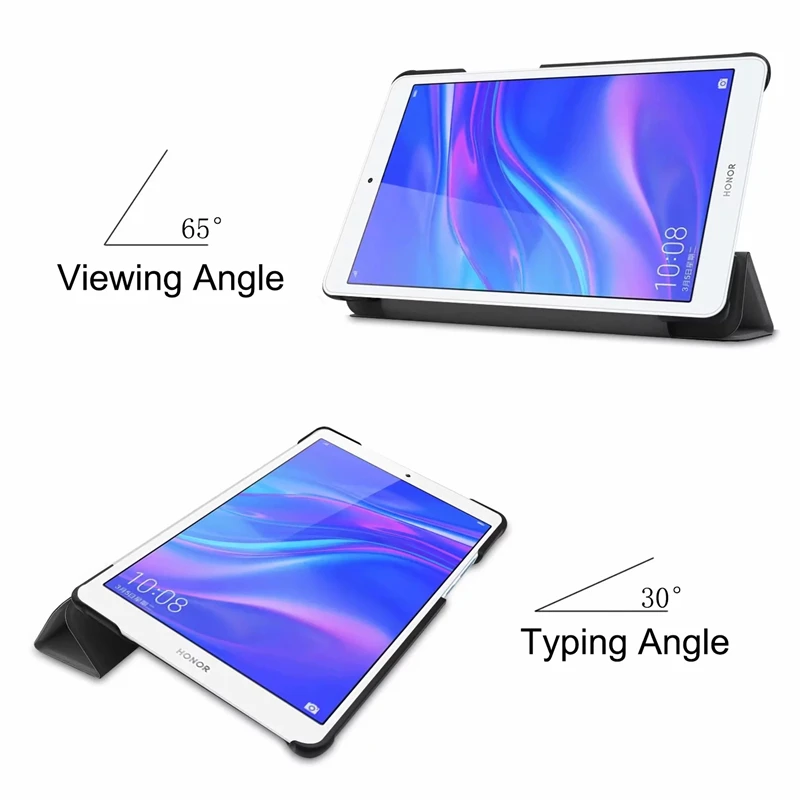 US $478.00 100Pcslot For Huawei MediaPad T5 80 Slim Smart Trifold Stand Case Cover for Huawei MediaPad T5 8Inch Tablet
