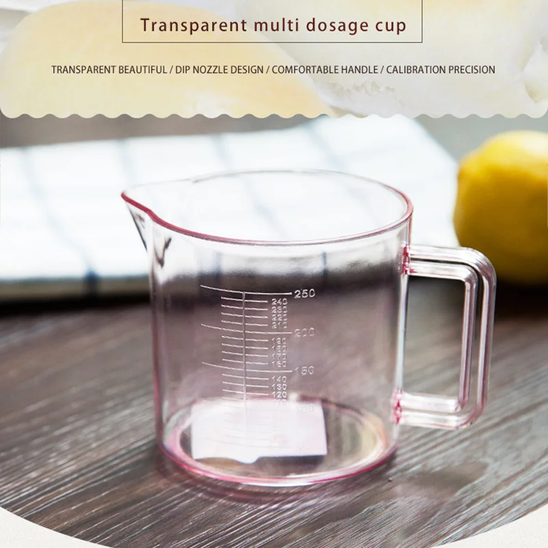 

Kitchen tools 250ml Resin Plastic Measuring Cup Kitchen Measuring Tools For Baking Tools Accessaries measuring food baking cups