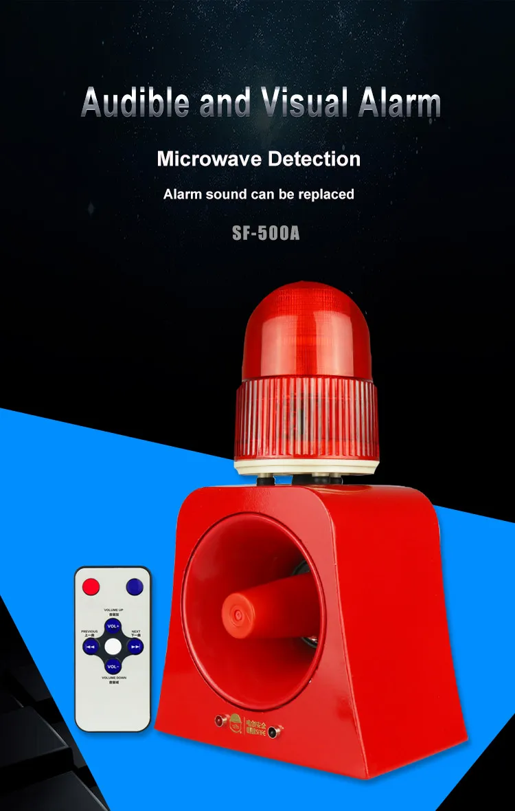 SF-500A микроволновая печь сенсор Сигнализация Беспроводной промышленный звуковой и визуальный сигнал тревоги устройство Светодиодный светящийся сигнальный фонарь световая сирена с usb-портом