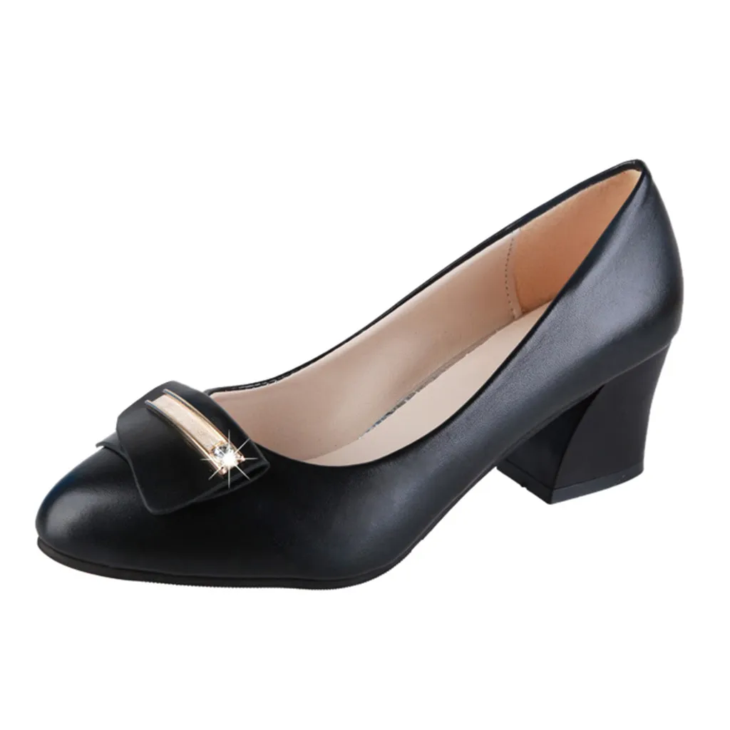 square heel shoes