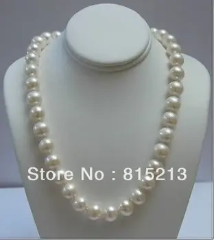 

A1263 Beautiful AAA 10-11mm South Sea Natural White Pearl Necklace 14K ! (B0322)