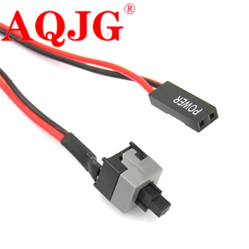 5pcs 58cm Motherboard Power Power Push Button Switch Cable Adapter Cord