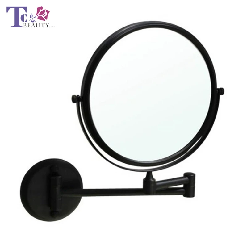 

Double Side Magnifier Cosmetic Wall Mounted Blank Compact Bathroom Makeup Mirror