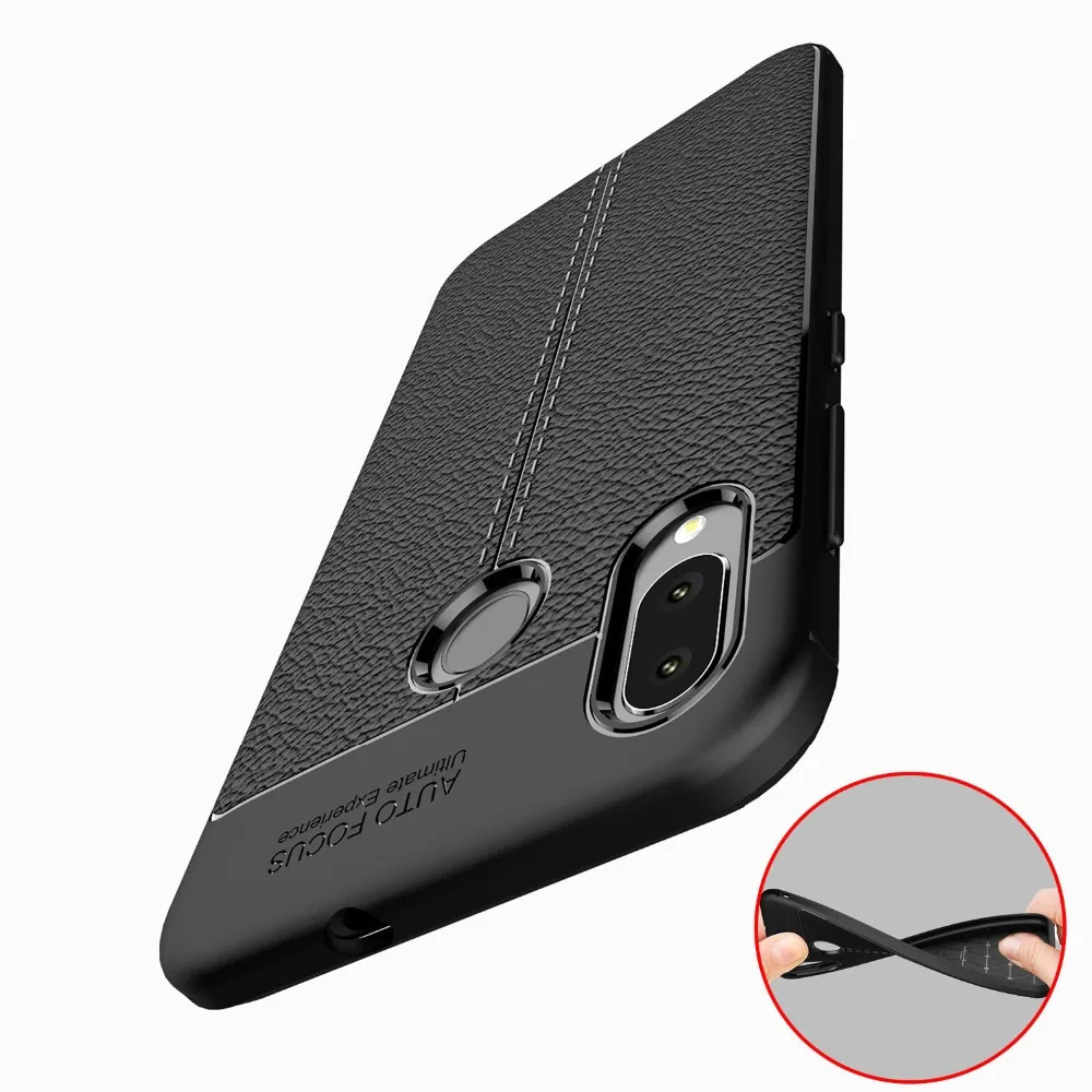 

Lichee Texture Soft Silicone 5.5For ASUS Zenfone Max M1 ZB555KL Case For ASUS Zenfone Max M1 ZB555KL Cell Phone Back Cover Case