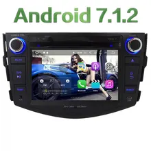 7” HD Android 7.1 2GB RAM Quad Core 3G/4G DAB+ Wifi Multimedia Car DVD Player Stereo Radio GPS Screen for Toyota RAV4 2006-2012