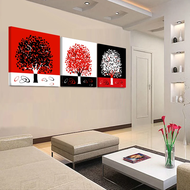 

Unframed 3 Pcs Canvas Painting HD Modular Pictures Wall Art Tableau Peinture Sur Toile Home Decor Wall Pictures For Living Room