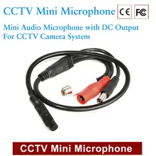 JORANK 4 шт. прием звука CCTV Микрофон широкий диапазон камера микрофон аудио мини микрофон с выходом постоянного тока для система Скрытого видеонаблюдения цифровая видеозапись