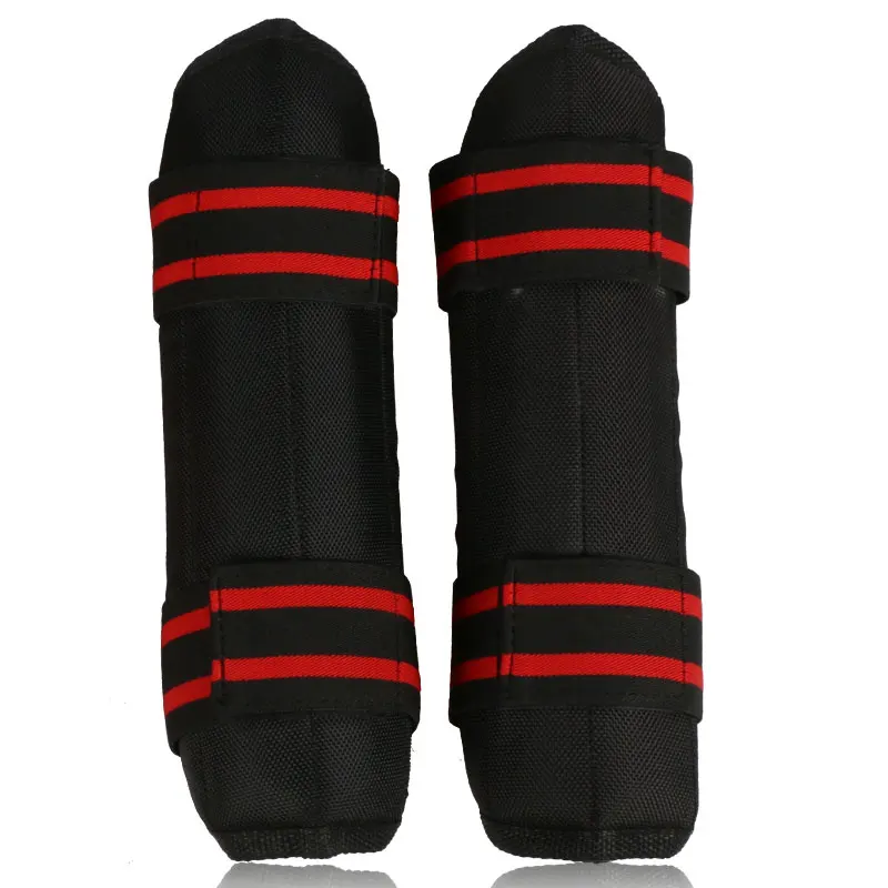 Oxford Red Sanda shin guard MMA Boxing TKD Karate leg guard kick boxing muay thai shin protectors Leg protective gear
