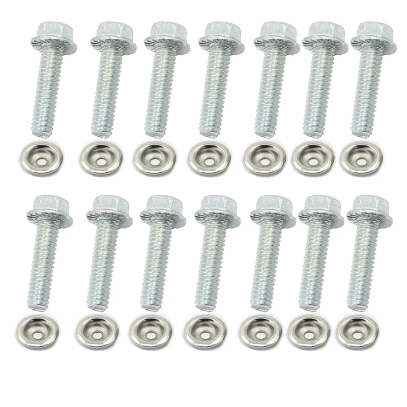 10x SKID PLATE WASHERS AND BOLTS for 7556065 POLARIS ATV UTV RZR 1000