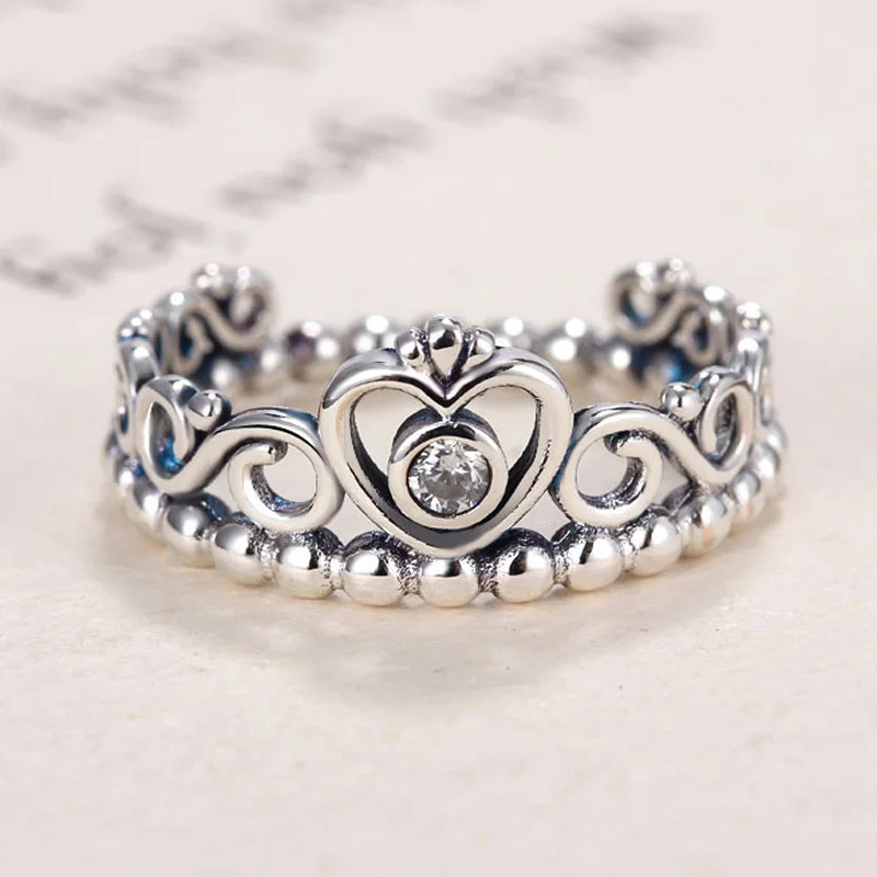anillo tiara pandora plata anillo tiara pandora plata