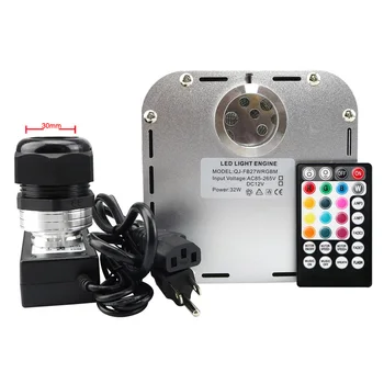 

32W Twinkle 4 level-speed LED Fiber Optic light engine Driver with Music Sound Controller for Starry Sky Effect Power Source