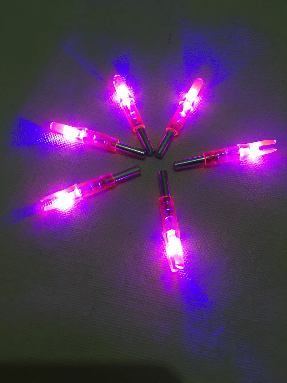 12pcs Lighted Nock Compound Bow Led Lighted Arrow Nock For Id6.2mm