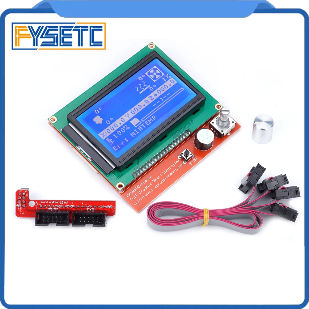12864 LCD Ramps Smart Parts RAMPS 1 4 панель управления ler Дисплей Монитор материнская плата