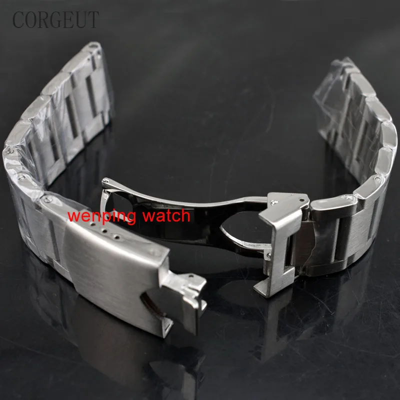 

CORGEUT 22MM 316L SOLID STAINLESS STEEL BRACELET WATCH STRAP WATCHES BANDS