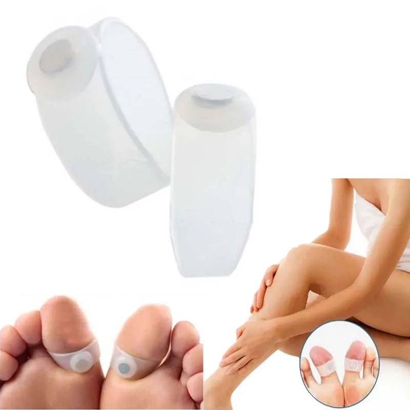 Magnetic Silicone Foot Massage Toe Ring Weight Loss Slimming Easy Magnetic Silicone Foot Massage Toe Ring Weight Loss Slimming Easy