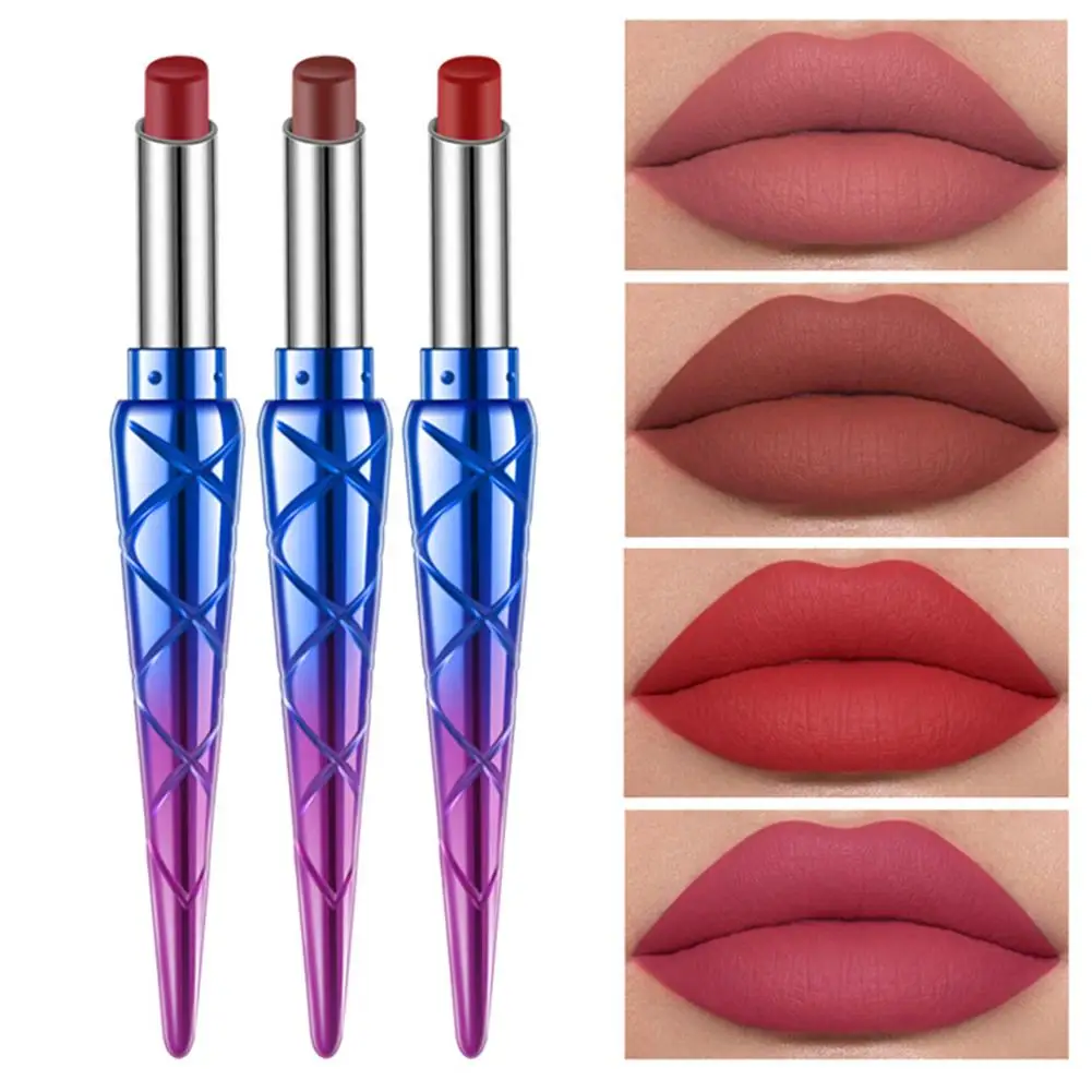 

HANDAIYAN Mermaid Makeup Lip Cream Waterproof Matte Lipstick Women Make Up Cosmetic Tool maquiagem