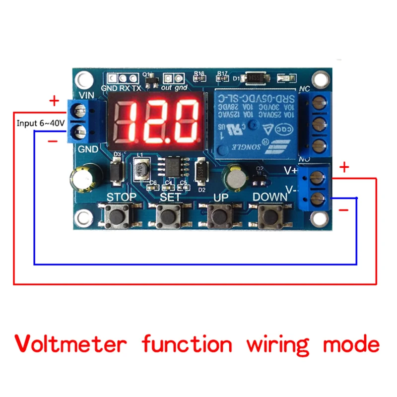 LCD Battery Charging Control Module DC Voltage Under-voltage Protector A2TD 