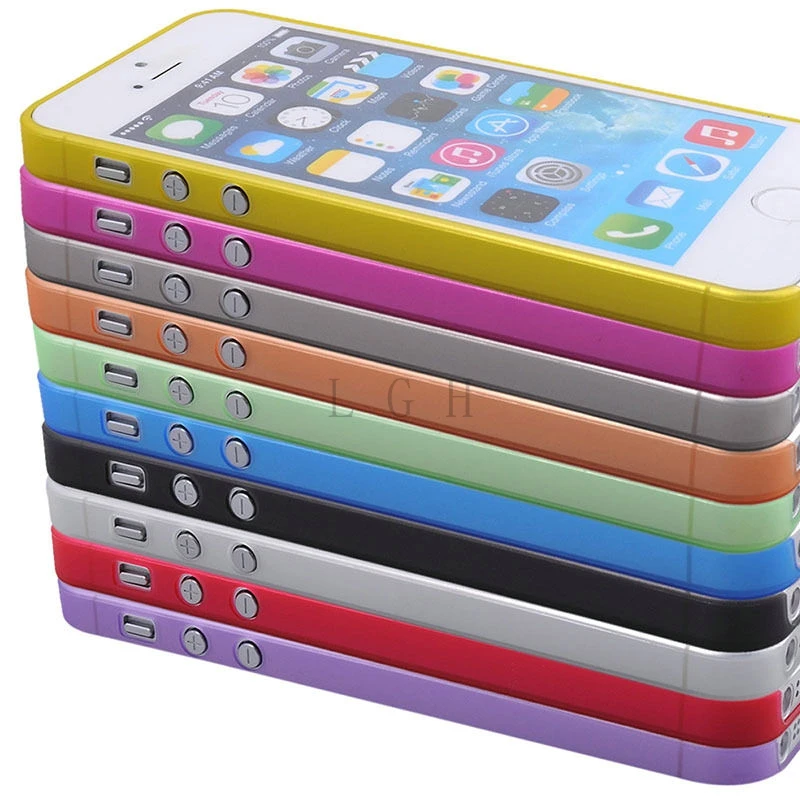 Ультра тонкий прозрачный чехол для Apple iPhone 5 5S 7 8 плюс s SE 4 4S 5C 6 6S plus X Xs Max Xr