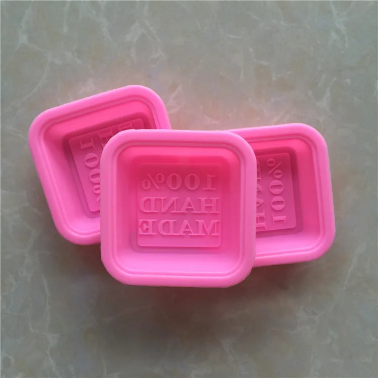Manual Soap Making Dye Silica Gel Small Square Soap Easy Release Moule