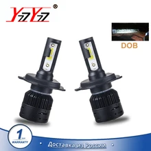 12 V H7 H4 светодиодный мини фар автомобиля луковицы 72 W 6500 K H1 H11 H8 H9 светодиодный Automotivo лампа 9005 HB3 9006 HB4 12000LM автомобиля лампы противотуманных фар
