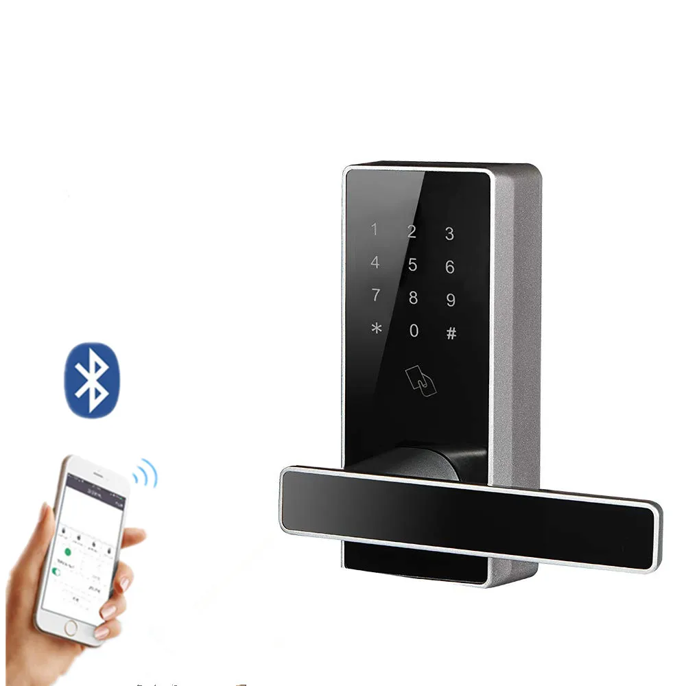 

Digital Keypad Password RFID Cards Smart Keyless Door Lock with Bluetooth for Office Home